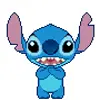 Стикер 45 Stich #status #cute #girl #emoji
