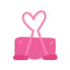 Стикер 51 Flork Pink Amp