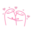 Стикер 8 Flork Pink Amp