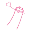 Стикер 20 Flork Pink Amp