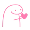 Стикер 17 Flork Pink Amp