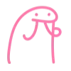 Стикер 5 Flork Pink Amp