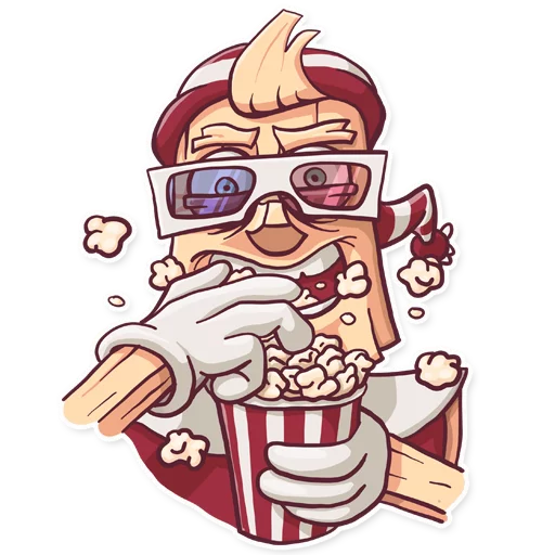 🍿 Стикер «Ugly Boo» для Telegram