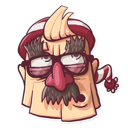 🤐 Стикер «Ugly Boo» для Telegram