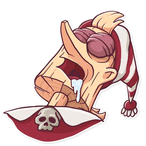 😪 Стикер «Ugly Boo» для Telegram