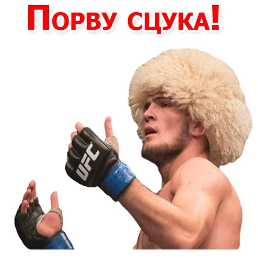 😡 Стикер «Хабиб Нурмагомедов & Конор Макгрегор» для Telegram