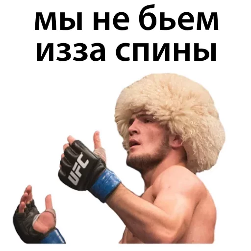 🙁 Стикер «Хабиб Нурмагомедов & Конор Макгрегор» для Telegram