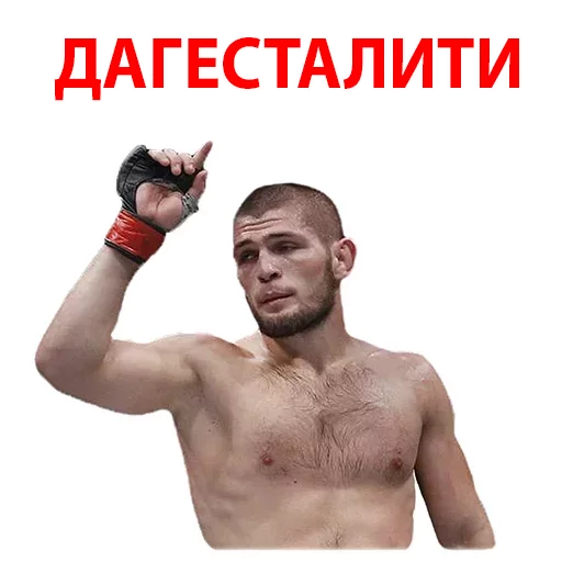 Стикерпак Хабиб Нурмагомедов & Конор Макгрегор для Telegram