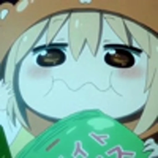 🤤 Эмодзи «Umaru DomaУмару Дома "Двуличная сестрёнка Умару"» для Telegram
