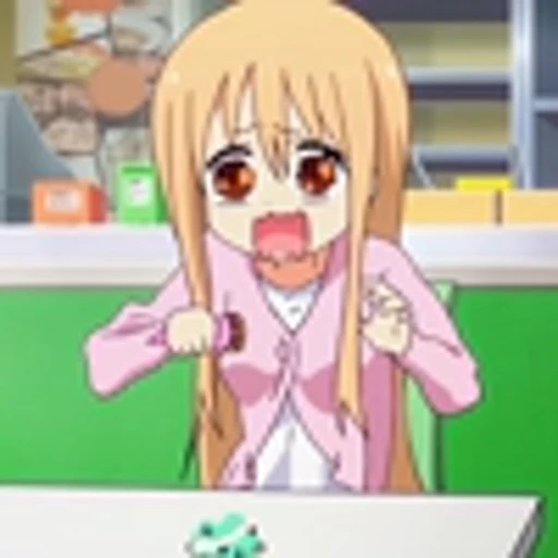 😞 Эмодзи «Umaru DomaУмару Дома "Двуличная сестрёнка Умару"» для Telegram
