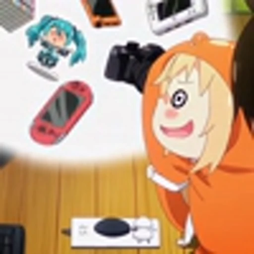 😳 Эмодзи «Umaru DomaУмару Дома "Двуличная сестрёнка Умару"» для Telegram