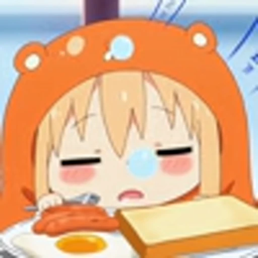 🥱 Эмодзи «Umaru DomaУмару Дома "Двуличная сестрёнка Умару"» для Telegram