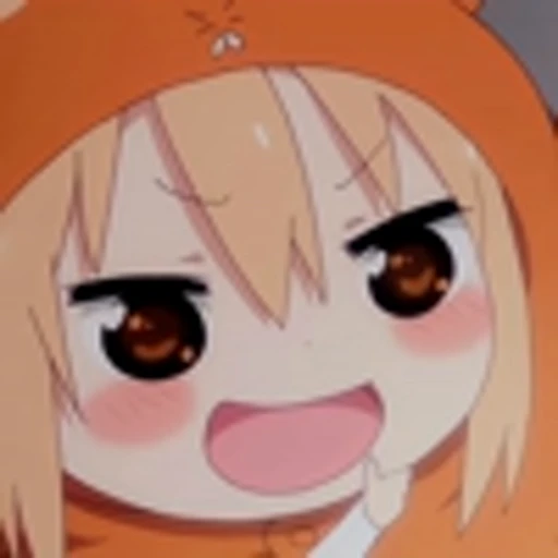 😉 Эмодзи «Umaru DomaУмару Дома "Двуличная сестрёнка Умару"» для Telegram