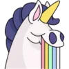 Стикер 33 🦄 Unicorn Emoji - единороги
