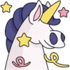 Стикер 2 🦄 Unicorn Emoji - единороги