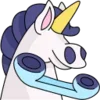 Стикер 15 🦄 Unicorn Emoji - единороги