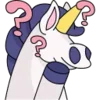 Стикер 26 🦄 Unicorn Emoji - единороги