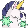 Стикер 5 🦄 Unicorn Emoji - единороги