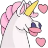 Стикер 19 🦄 Unicorn Emoji - единороги