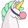 Стикер 10 🦄 Unicorn Emoji - единороги