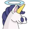 Стикер 3 🦄 Unicorn Emoji - единороги