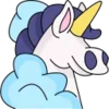 Стикер 43 🦄 Unicorn Emoji - единороги