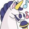 Стикер 44 🦄 Unicorn Emoji - единороги