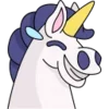 Стикер 42 🦄 Unicorn Emoji - единороги