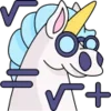 Стикер 32 🦄 Unicorn Emoji - единороги