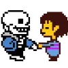 Стикер 34 🫲 Набор эмоджи по игре Undertale