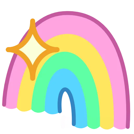 Стикер 32 Unicorn Emoji
