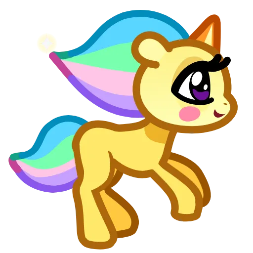 Стикер 27 Unicorn Emoji