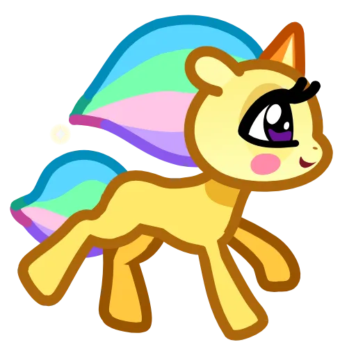 Стикер 27 Unicorn Emoji -