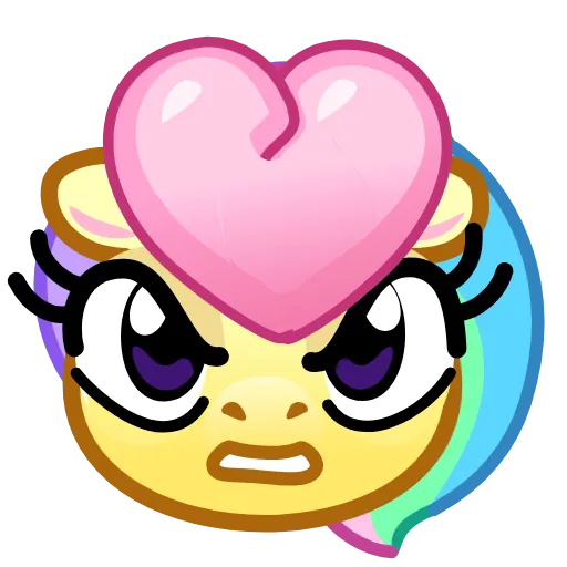 Стикер 37 Unicorn Emoji -