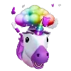 🦄 Эмодзи «Единорожка» для Telegram
