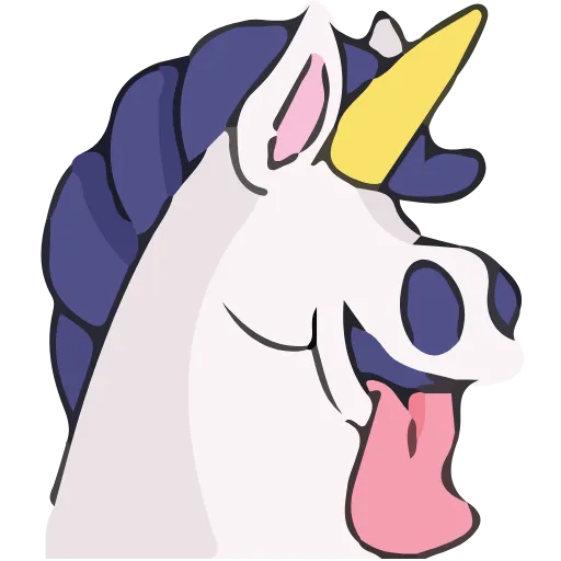 😝 Эмодзи «Unicorn» для Telegram