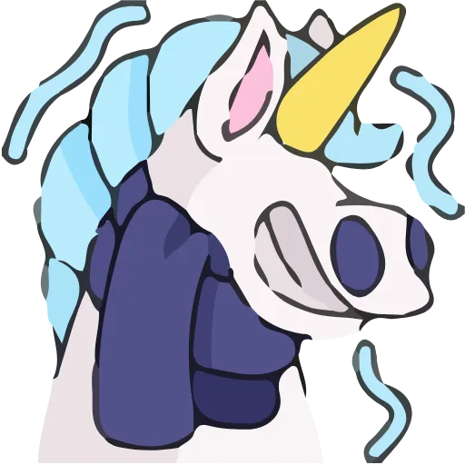 🥶 Эмодзи «Unicorn» для Telegram