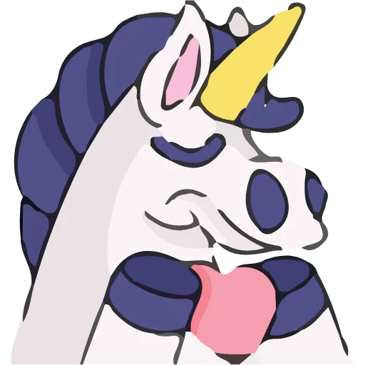 🩷 Эмодзи «Unicorn» для Telegram