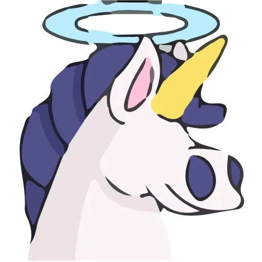 😇 Эмодзи «Unicorn» для Telegram