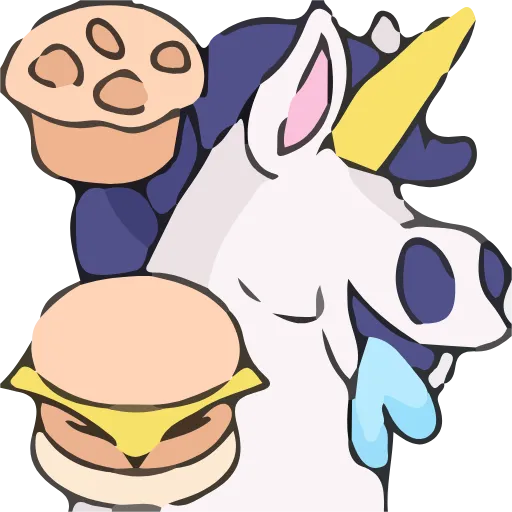 🍔 Эмодзи «Unicorn» для Telegram