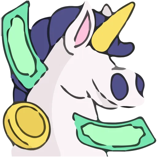 💰 Эмодзи «Unicorn» для Telegram