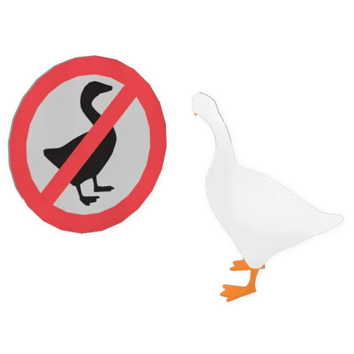 🚫 Стикер «Untitled Goose» для Telegram
