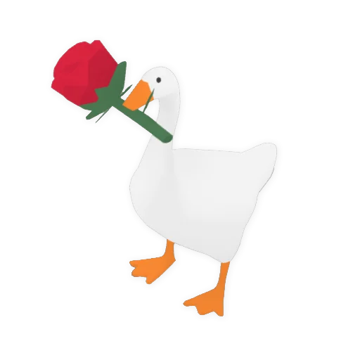 🌹 Стикер «Untitled Goose» для Telegram