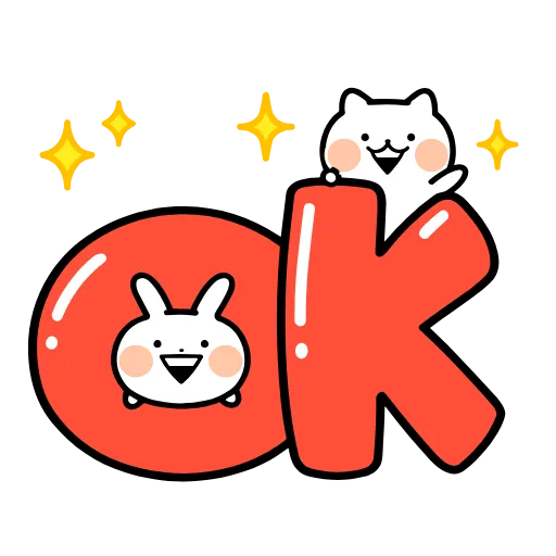 👌 Эмодзи «Усагюн и Некогюн» для Telegram
