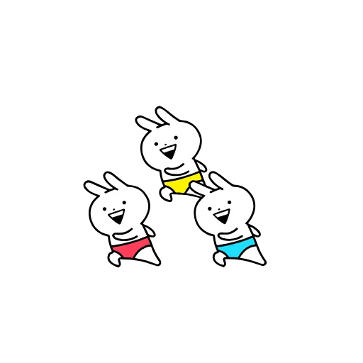 🏃‍♂️ Эмодзи «Усагюн и Некогюн» для Telegram
