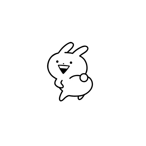 🍑 Эмодзи «Усагюн и Некогюн» для Telegram