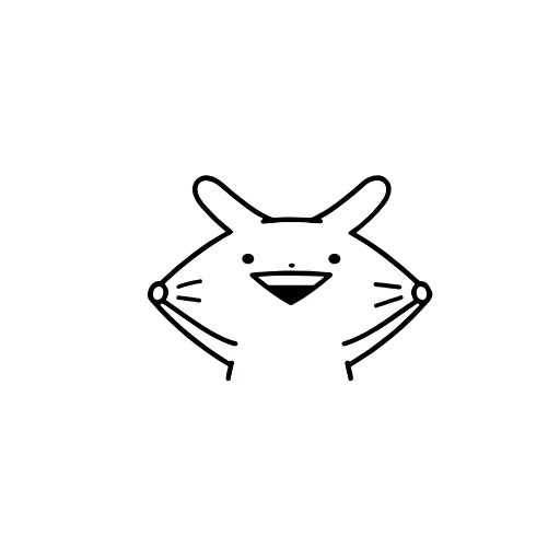 😝 Эмодзи «Усагюн и Некогюн» для Telegram
