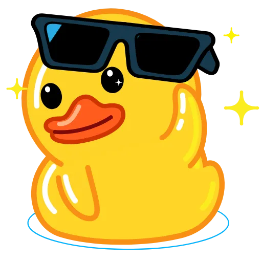 Стикер 10 Duck