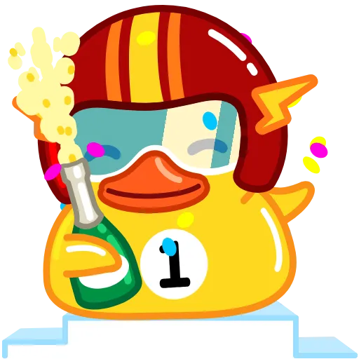 Стикер 30 Duck