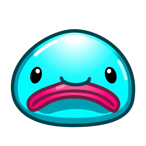 🙁 Эмодзи «Утя циан» для Telegram